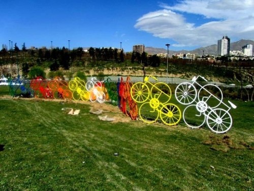 فرهنگ سازی دوچرخه در تهران 