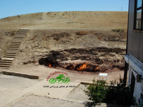 یانار داغ باکو - مقصد دوچرخه سواری در حاشیه شهر