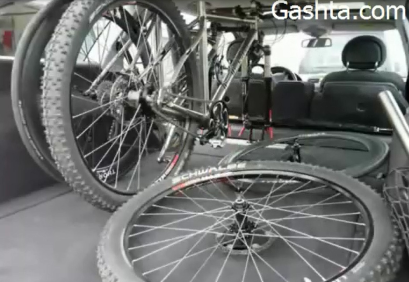 فیلم جامع حمل دوچرخه داخل خودروی ون